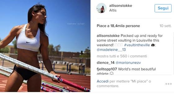 Allison Stokke – Atletica