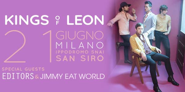 Biglietti Kings Of Leon concerto Milano giugno 2017