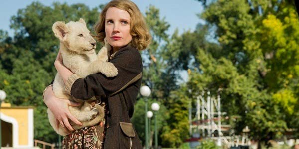 La signora dello zoo di Varsavia film stasera in tv