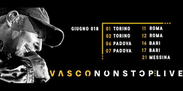 Vasco Rossi concerti 2018 biglietti date prezzi