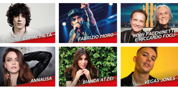 Festival Show 2018 Padova 8 luglio cantanti
