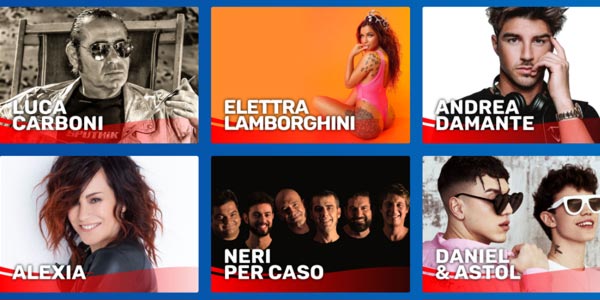 Festival Show 2019 Lignano cantanti scaletta