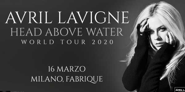 Avril Lavigne concerto 2020 Milano